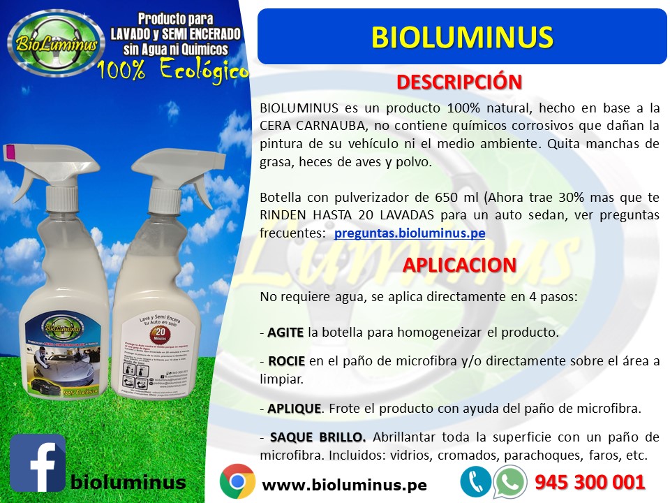 BIOLUMINUS Cero Agua